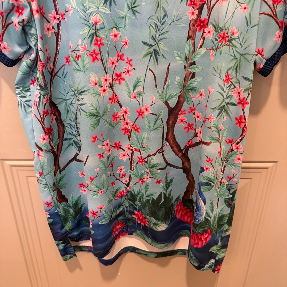 Greyson Men’s Gold Polo Magic Garden Size Medium - Picture 4 of 5